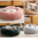 Dog Cat Bed Super Soft Washable Long Plush Pet Kennel Deep Sleep Velvet Mats Sofa Bed