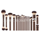 Set of 20 makeup, loose brushes, blush base, eyeshadow brushes, concealer brushes