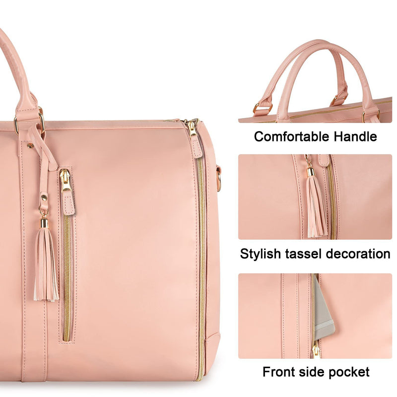 Large Capacity Travel Duffle Bag Women's Handbag Folding Suit Waterproof Bag