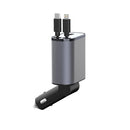 Metal Car Charger 100W Super Fast Charging Cigarette Lighter USB And TYPE-C Adapter