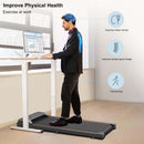Walking Pad Under Desk Treadmill LED Display and Remote Control Portable Treadmill