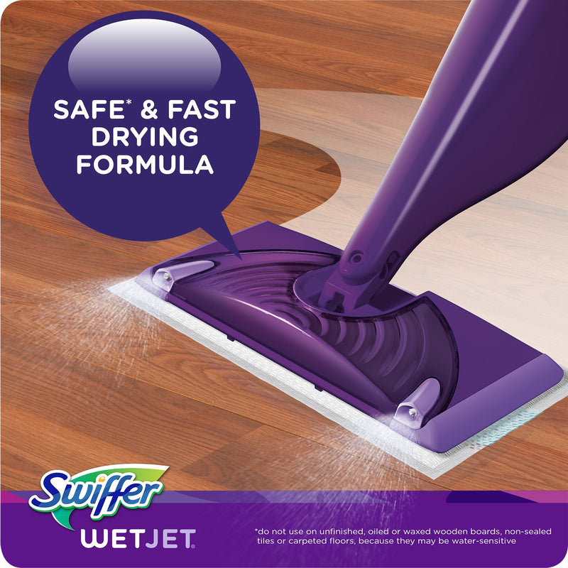 Swiffer WetJet Antibacterial Solution Refill for Floor Mopping and Cle