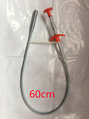 60CM Sewer Dredger Spring Pipe Dredging Tool Drain Clog Remover Cleaning Tools