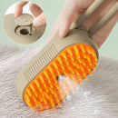 Cat Dog Steam Brush 3 In 1 Electric Spray Hair Brushes For Pet Grooming