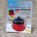 Fine Iron Knife Sharpener with Fixed Sucker Stone