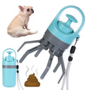Portable Lightweight Dog Pooper Scooper With Built-in Poop Bag Dispenser Eight-claw Shovel
