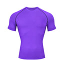 Sports tights Sports running quick drying T-shirt men breathable elastic short sleeve fitness wear men