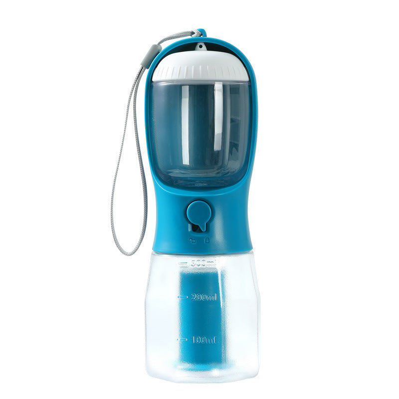Dog Drinking Food Water Cup Garbage Bag Three-in-one Portable Small Multi-functional Holder