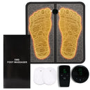 Remote control foot massage treatment EMS multi-function massage pad foot massager