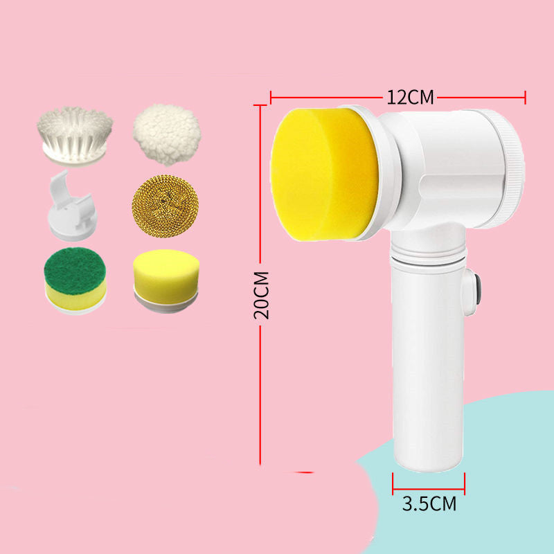 Multifunctional Rechargeable Electric Scrubber Dishwashing Brush