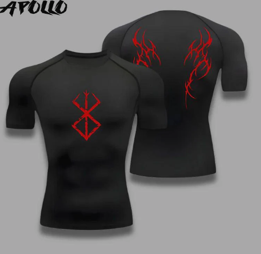 Men's Fitness training sports running breathable quick drying shot sleeve T-shirt
