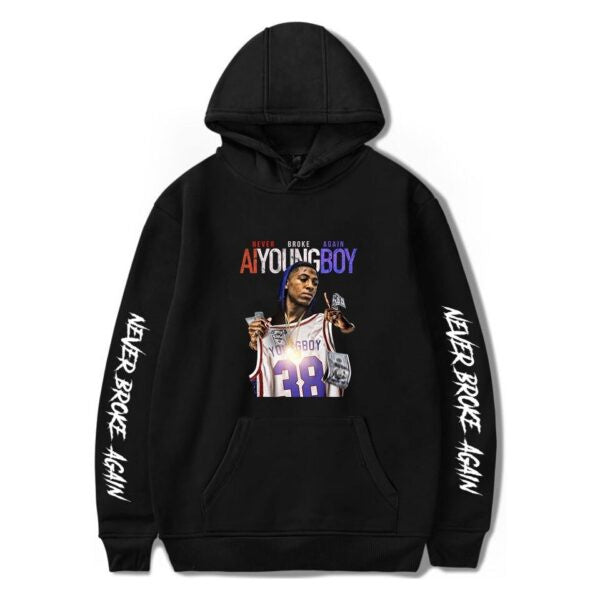 Floral Note Zip Up Grey Heather Hoodie - S