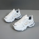 New Balance men's women's shoes, casual thick-soled sneakers