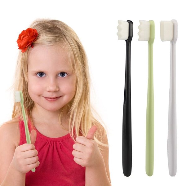 Ultra-fine Toothbrush Super Soft Bristle Deep Cleaning Brush Portable