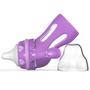 Glass Baby Bottle Straw Drop-resistant Drink Bottles for Baby