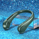 New Rechargeable Mini Neck Fan Portable Bladeless Hanging Neck Air Cooler Mini Summer Sports Fans