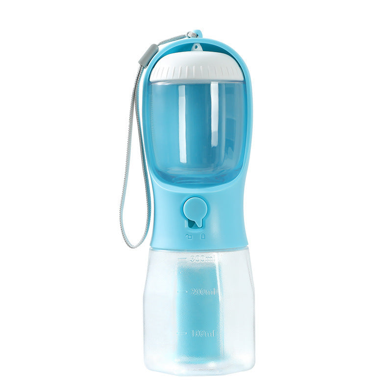 Dog Drinking Food Water Cup Garbage Bag Three-in-one Portable Small Multi-functional Holder