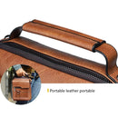 Retro Style Fashionable Brown Single Shoulder Backpack, Multiple Compartments, Adjustable Shoulder Strap