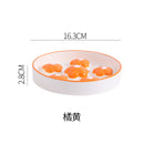 Ceramic hand-painted cat slow food bowl