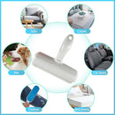 2-Way Dog Cat Pet Hair Roller Remover Lint Brush Comb Brush