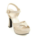 Women's sandals with thick high heels