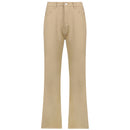 Plain Patchwork Straight Slim High Waist Jeans