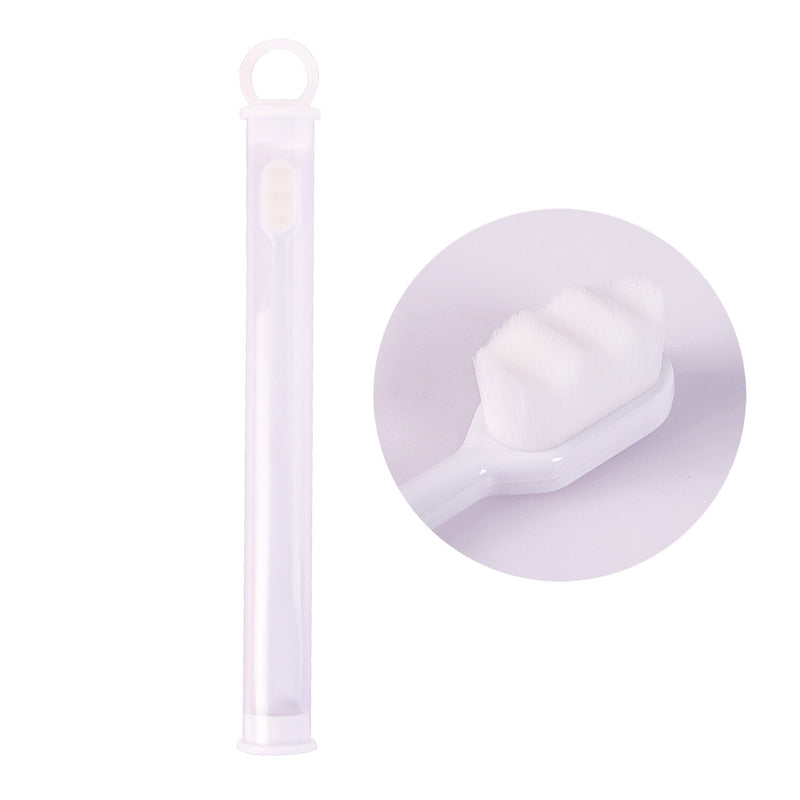 Ultra-fine Toothbrush Super Soft Bristle Deep Cleaning Brush Portable