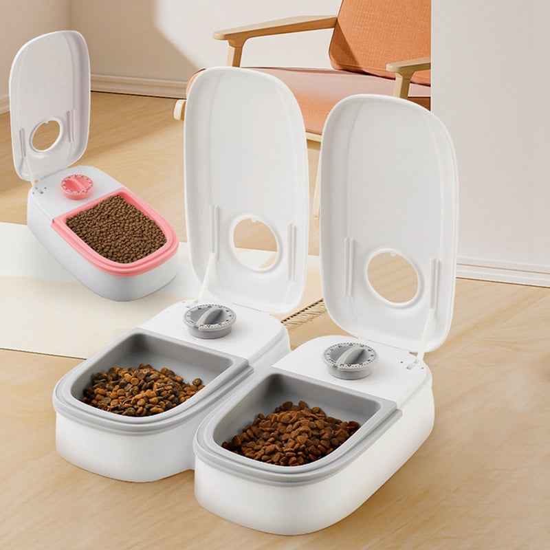 Automatic Pet Feeder Smart Cat Dog Food Dispenser For Cats Dogs Stainless Steel Timer Bowl