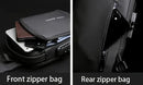 Men S Waterproof Motorcycle Chest Bag - Anti-Theft Shoulder Bag