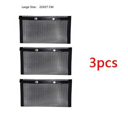 Reusable BBQ Grill Mesh Bag Non-stick Barbecue Baking Isolation Pad
