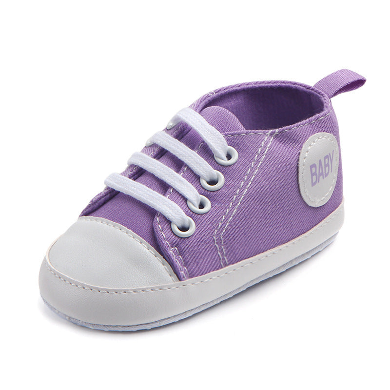 Canvas Classic Baby Boys Girls Soft Sole Anti-slip Baby Sports Sneakers