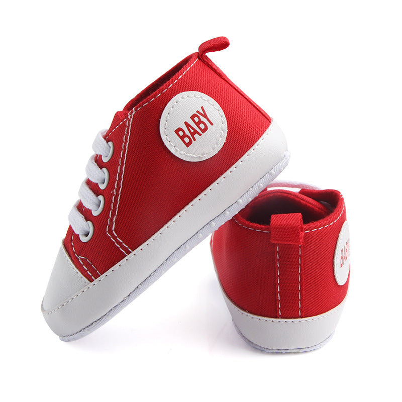 Canvas Classic Baby Boys Girls Soft Sole Anti-slip Baby Sports Sneakers