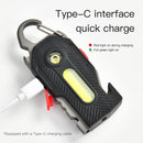 Multifunctional Charging Emergency Keychain Work COB High Bright Outdoor LED Light