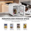 Mini Refrigerator 4L-6 Cans, Portable Compact Refrigerator Skincare, Food And Beverage