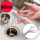 60CM Sewer Dredger Spring Pipe Dredging Tool Drain Clog Remover Cleaning Tools
