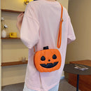 Funny pumpkin bag, women's bag, single-shoulder crossbody bag