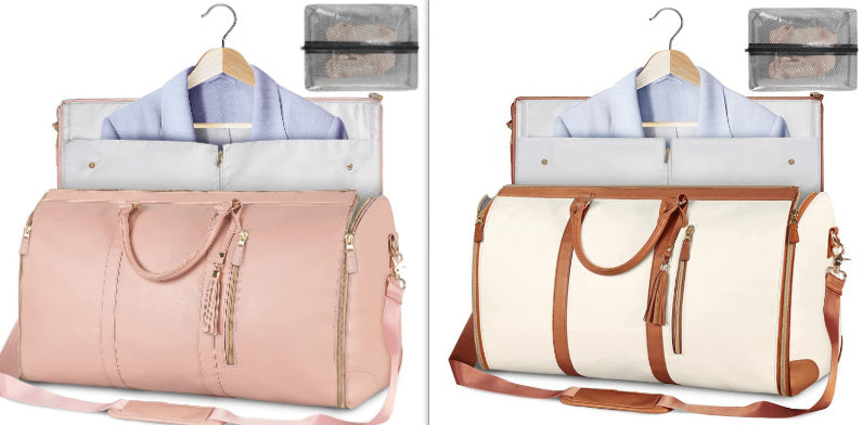 Large Capacity Travel Duffle Bag Women's Handbag Folding Suit Waterproof Bag