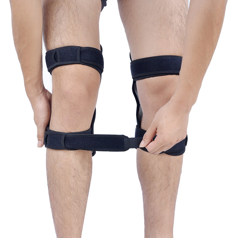 High Quality Knee Brace Patella Booster Spring Knee Brace Support For Mountaineering Squat