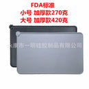 Large-sized eco-friendly silicone placemats, car-proof pet silicone placemats, and silicone food utensils for cats and dogs