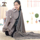 Elephant Doll Pillow Baby Comforter