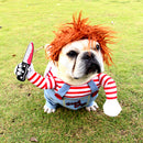 Halloween Pet Costume Pet Dog Funny Clothes Adjustable Dog Cosplay Costume Scary Costume