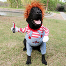 Halloween Pet Costume Pet Dog Funny Clothes Adjustable Dog Cosplay Costume Scary Costume