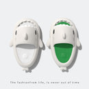 Three-generation mandarin duck Shark summer, beach flip-flops for women to wear outside