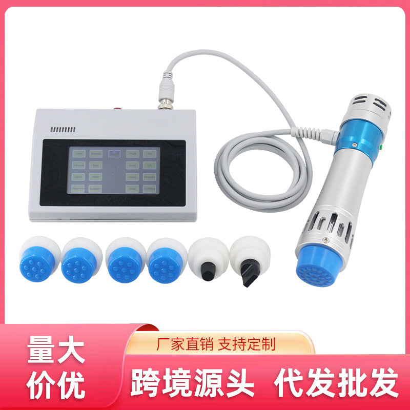 Direct-powered shock wave pain therapy device, ED external care, waist, back, full-body massager