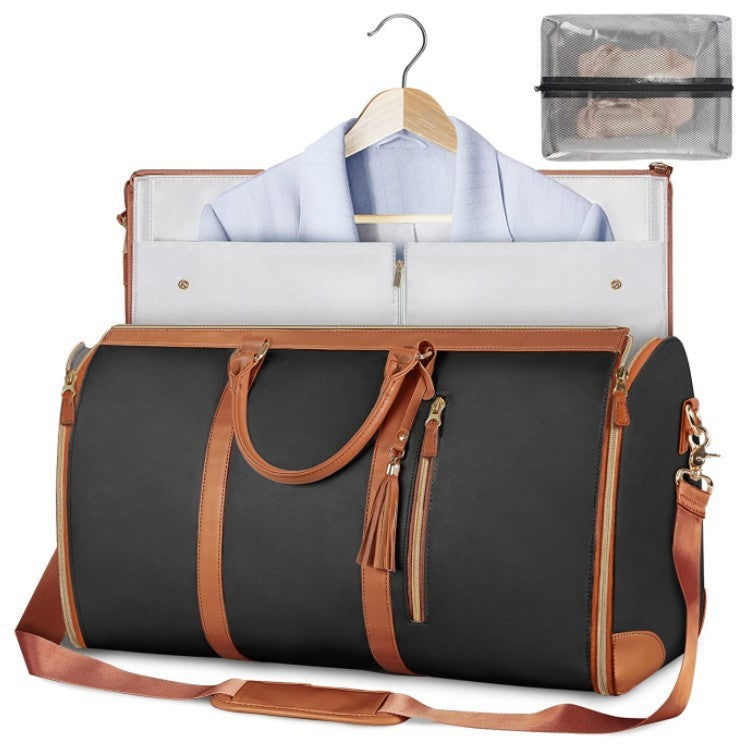 Large Capacity Travel Duffle Bag Women's Handbag Folding Suit Waterproof Bag