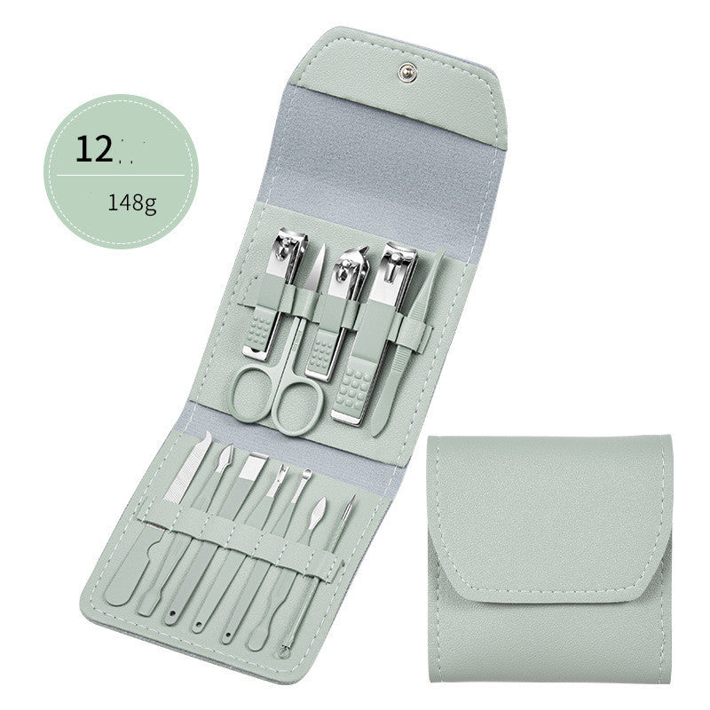 Professional Scissors Nail Clippers Ear Spoon Dead Skin Pliers Nail Cutting Pedicure Knife Trimmers Set