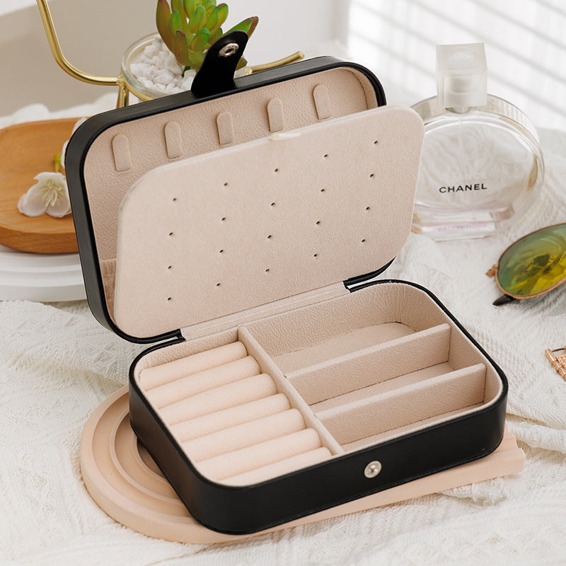 Simple portable jewelry box Travel jewelry storage Bracelet earrings storage jewelry box