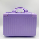 14-inch hand-held suitcase, mini boarding makeup souvenir, double-handle lightweight storage box