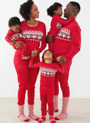 European American Christmas printed pajama set