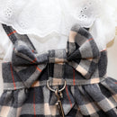 Dog Skirt with Lead Rope net red princess dsummer dress